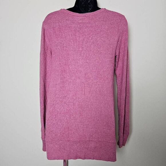 Saturday Sunday Ruched Cloudfleece Pullover Sweater - Picture 8 of 9
